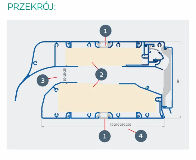 Nawiewnik naszybowy akustyczny airvent OF SUPER